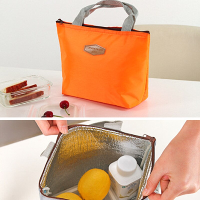 Oxford – sac de pique-nique, couleurs acidulées, , étanche, à fermeture éclair, pour Camping escalade, sac isolant pour pique-nique: Orange