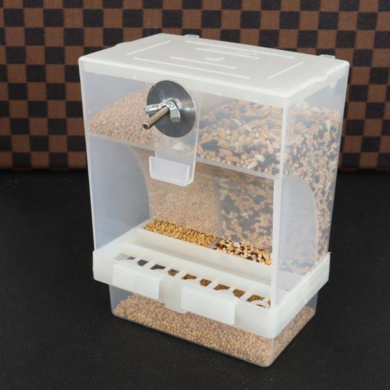 Mangeoire Automatique Pour Oiseaux - Distributeur D'eau Anti-éclaboussures - Double Port