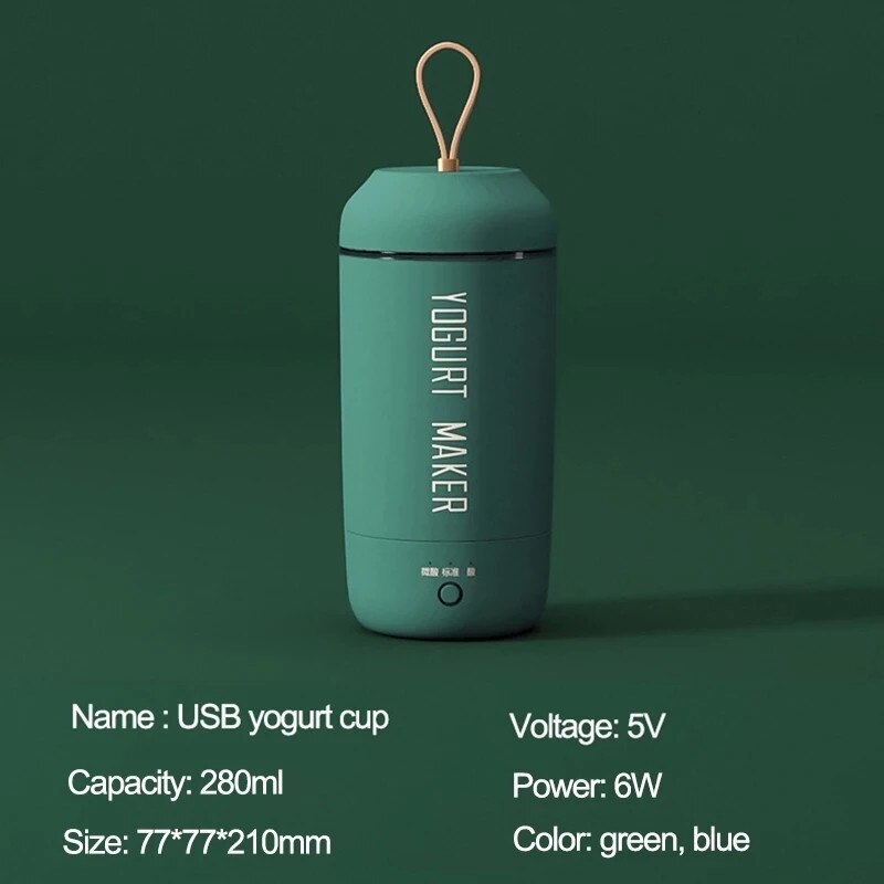 Portable USB Automatic Yogurt Maker Machine Constant Temperature Portable Travel Yogurtera Cup Fermentation Machine