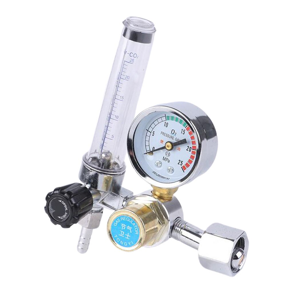 Gas Regulator Pressure Gauges Oxygen Argon CO2 Pressure Reducer Flowmeter