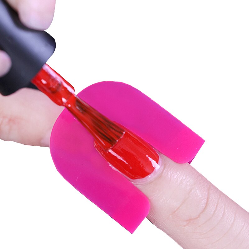 26 stücke Nagel Schutz Abdeckung Nagel Manikübetreffend Werkzeuge für Finger Abdeckung Nagellack Schild Schutz 10 Größen Nagellack Schutz