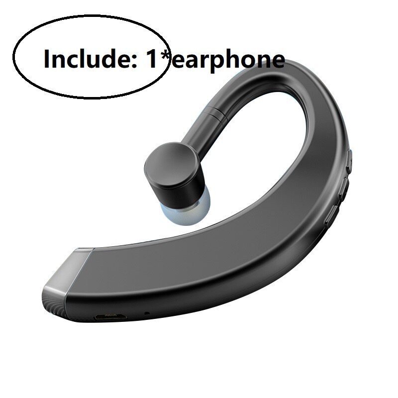 Bluetooth 5.0 Eenzijdige Opknoping Oor Draadloze Headset Business High Fidelity Geluid Maximale Signaal Ergonomisch-Vormige: 03