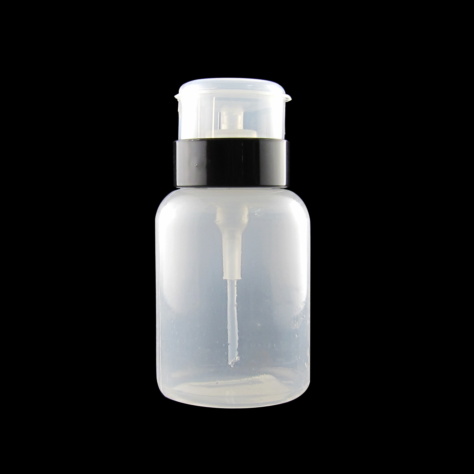 1 Pcs 250 Ml Lege Plastic Nail Polish Remover Alcohol Liquid Druk Pumping Dispenser Fles Nail Art Uv Gel cleaner