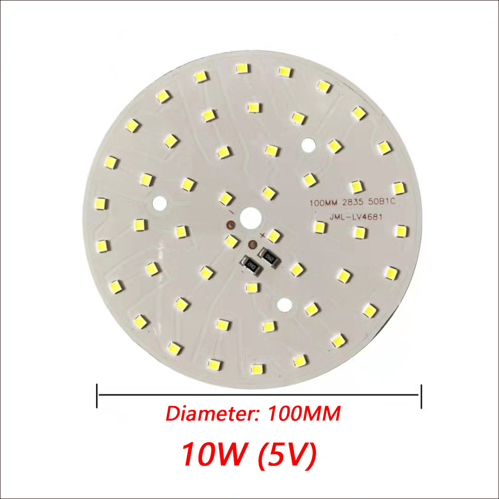 Placa de lámpara LED SMD5730 de 1 piezas, fuente de luz, cuentas de lámpara de un Color, luz blanca cálida, 1 w2w3w5w10w12w: Castaño / 50 W
