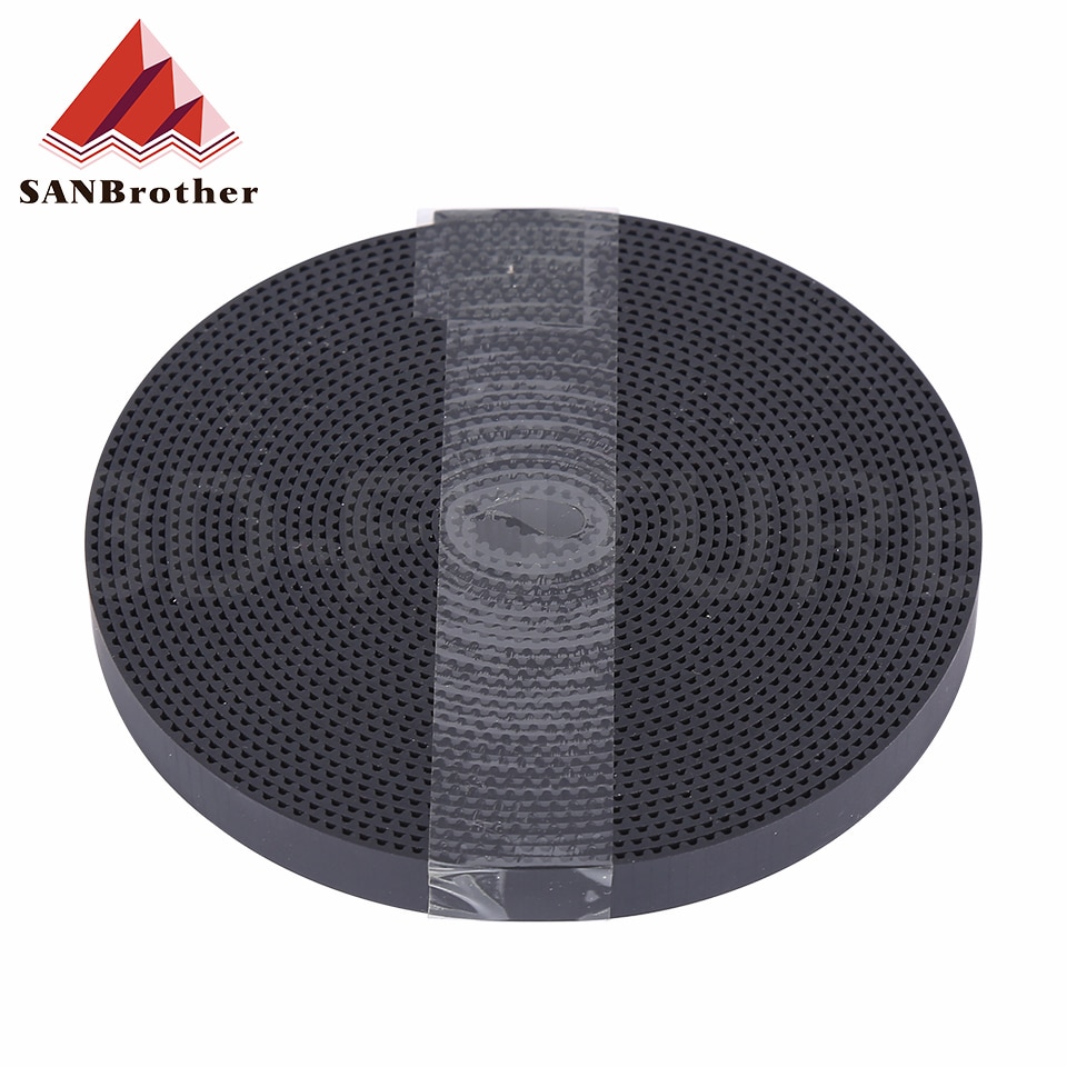 5m/10m//20m/50m/lot GT2-6mm / 10mm open timing belt GT2 belt Rubber Aramid Fiber cut to length for 3D printer