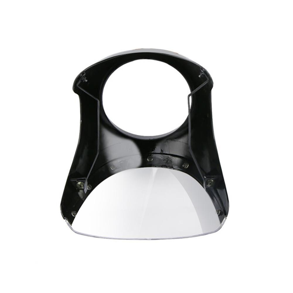 Universele 7 "Koplamp Kuip Retro Cafe Racer Stuur Screen Voorruit