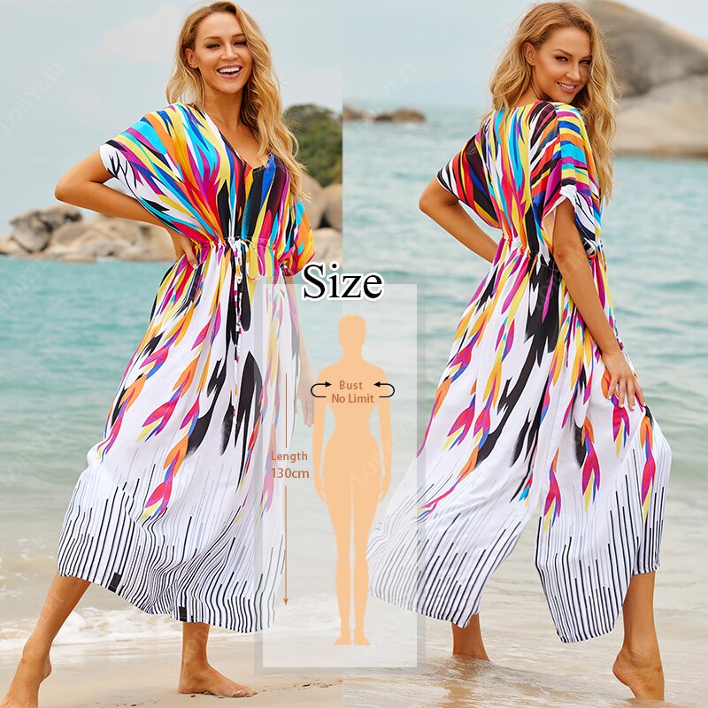 Cotton Beach Cover up Kaftans Sarong Bathing Suit Cover ups Beach Pareos Swimsuit Cover up Womens Swim Wear Beach Tunic #Q641: Q641