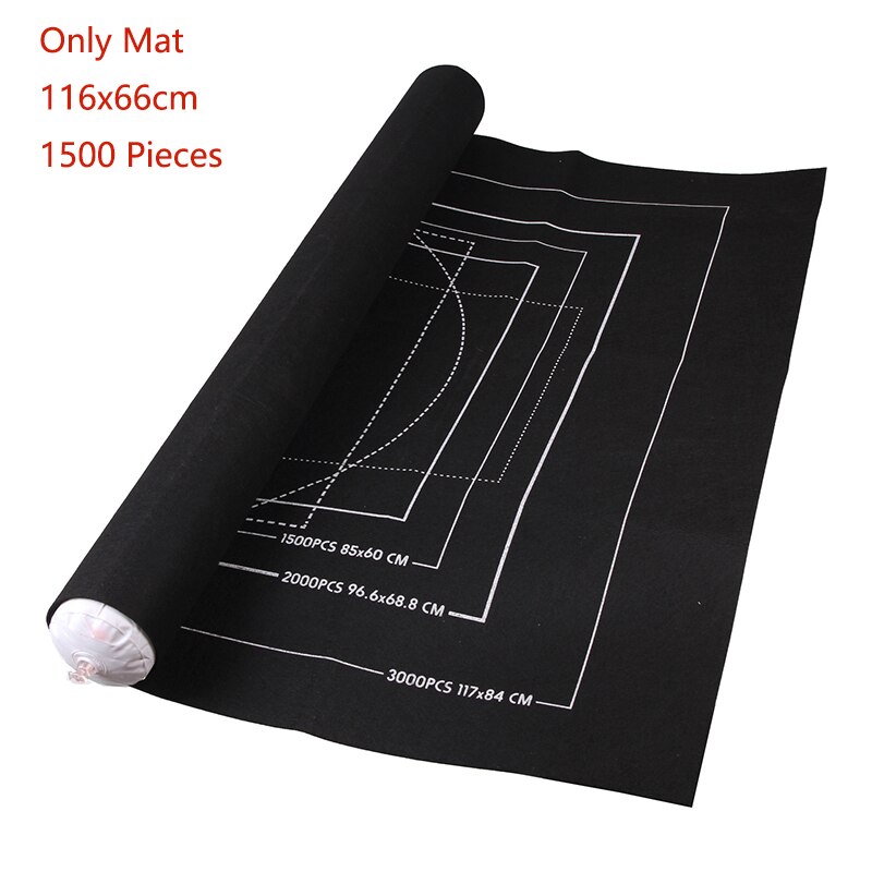 Puzzel Accessoires Speelgoed Draagbare Reizen Opbergtas Puzzel Opslag Roll Up Mat Jigsaw Roll Voelde Mat Speelkleed Voor Up 1500 Stuks: Black