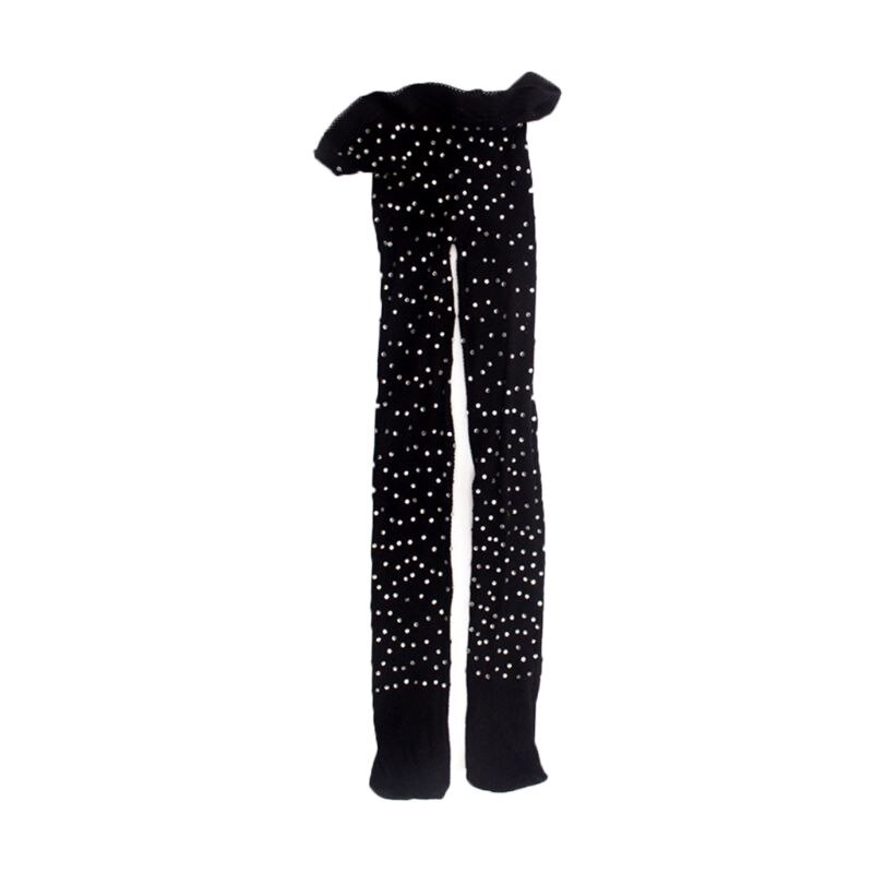 Kinderen Rhinestone Visnet Sokken Mode Meisjes Dieptepunt Sok Dunne Panty 40JC