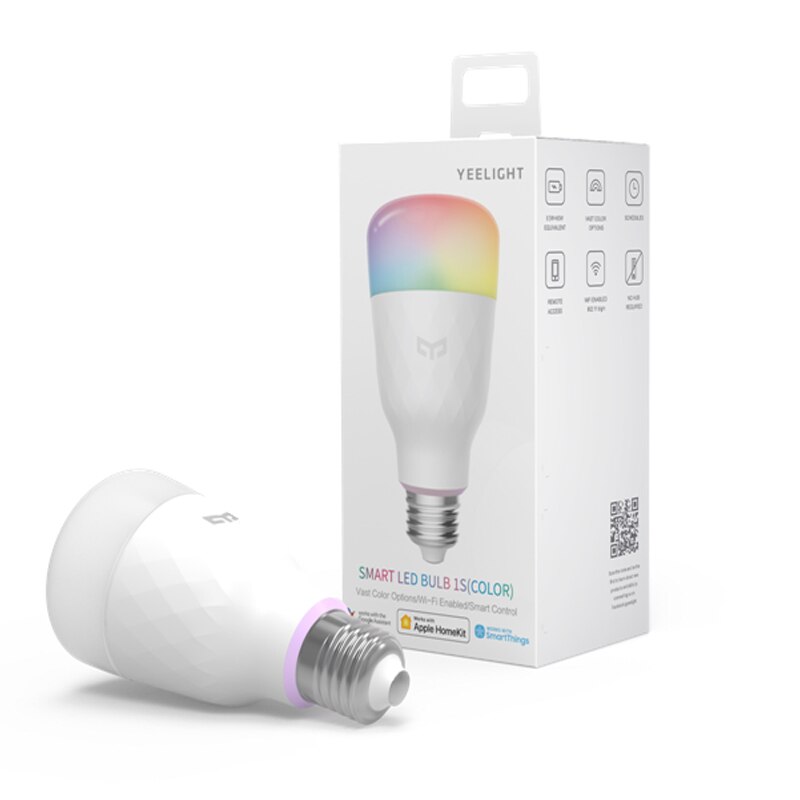 Xiaomi yelight E27 bombilla LED inteligente colorida 800 lúmenes WiFi ojos proteger 10W Lemon Xio mi lámpara mi aplicación de hogar RGB iOS Control remoto