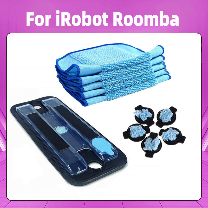 Part for iRobot Braava 380 380t 320 Mint 4200 5200 Vacuum Cleaner Mop Pad Pro-Clean Mopping Clean Reservoir Pad Wick Cap &amp; Mop