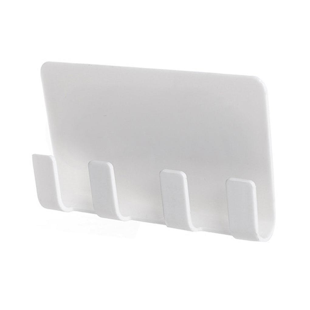 Phone Charging Holder Hook Socket Strong Sticky Adhesive Cell Phones Stand Rack Bathroom Hanging Shelf Razor Hanger: NO.3