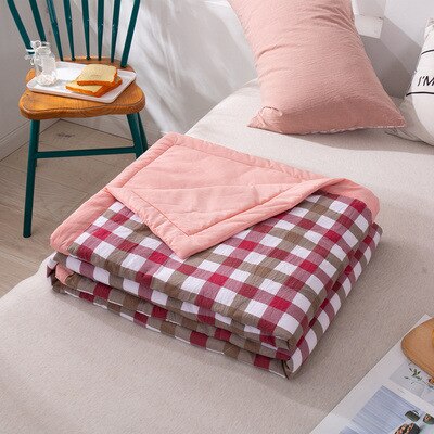 Summer Quilt Machine Washable Cotton Light and Thin King Size Blankets for Bed Luxury Blanket Quilted Bedspread on The Beds