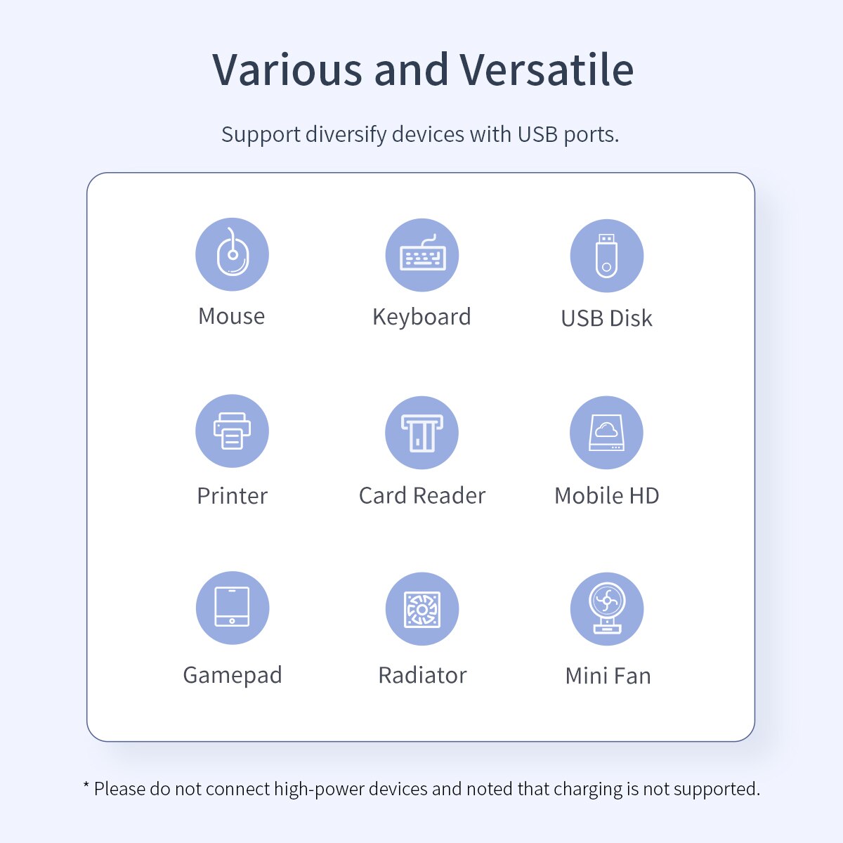 ORICO 4 Port USB HUB USB 2.0 HUB Ultra Slim Data HUB ABS Mini USB Splitter laptop accessories Hub USB for PC Computer Notebook