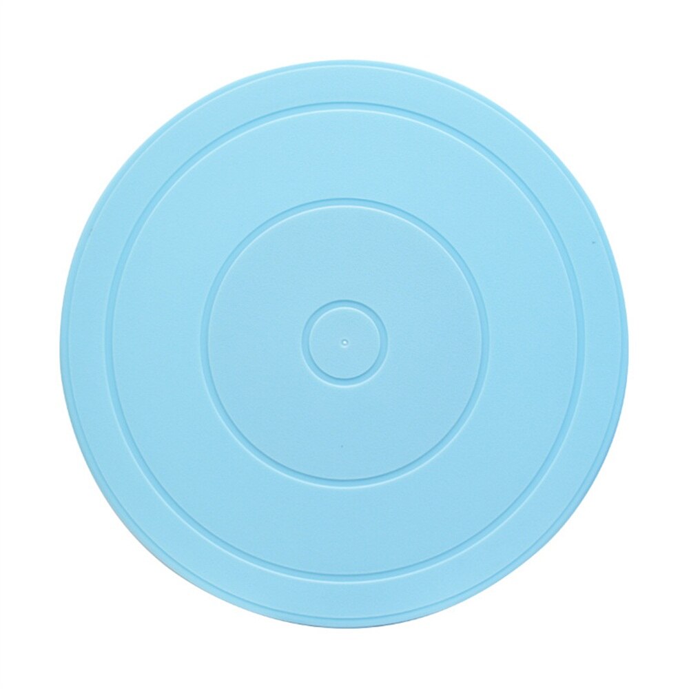 Gâteau plateau tournant anti-dérapant rond gâteau support gâteau décoration outils gâteau rotatif Table cuisine bricolage Pan cuisson cuisine outils: Bleu