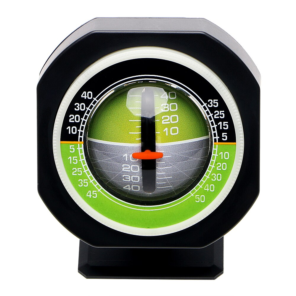 Car Inclinometer Compass High-precision Slope Meter Angle Gradient Level Device Built-in LED Declinometer Vehicle Supplies: Inclinometer