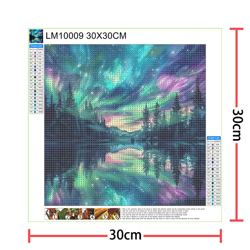 Diamond Art schildersets borduurwerk volledige kristalmozaïek 5D diy diamant schilderijen kits 2025 accessoires 30x30 cm kunst aan de muur