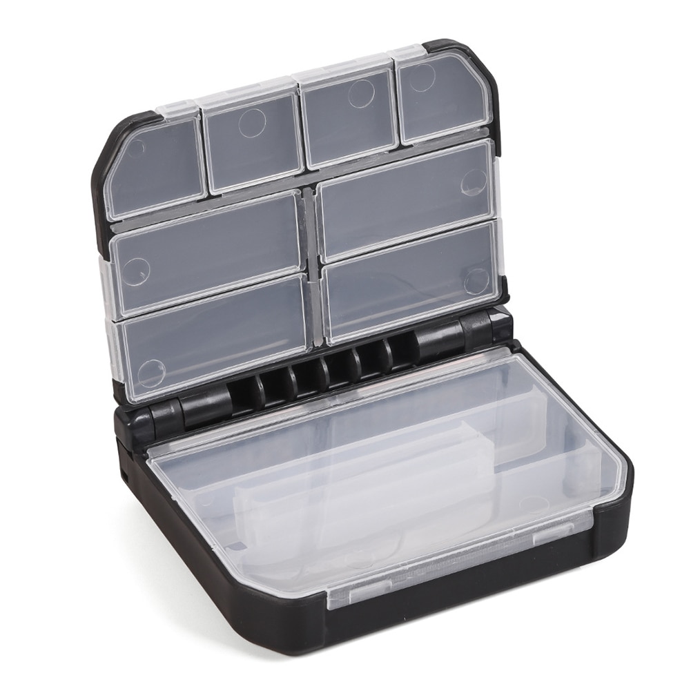 Portable ABS PlasticCase Storage Box Travel Medicine Box Holder Tablet Organizer Fishing Lure Bait Storage Box Fishing Gear Tack