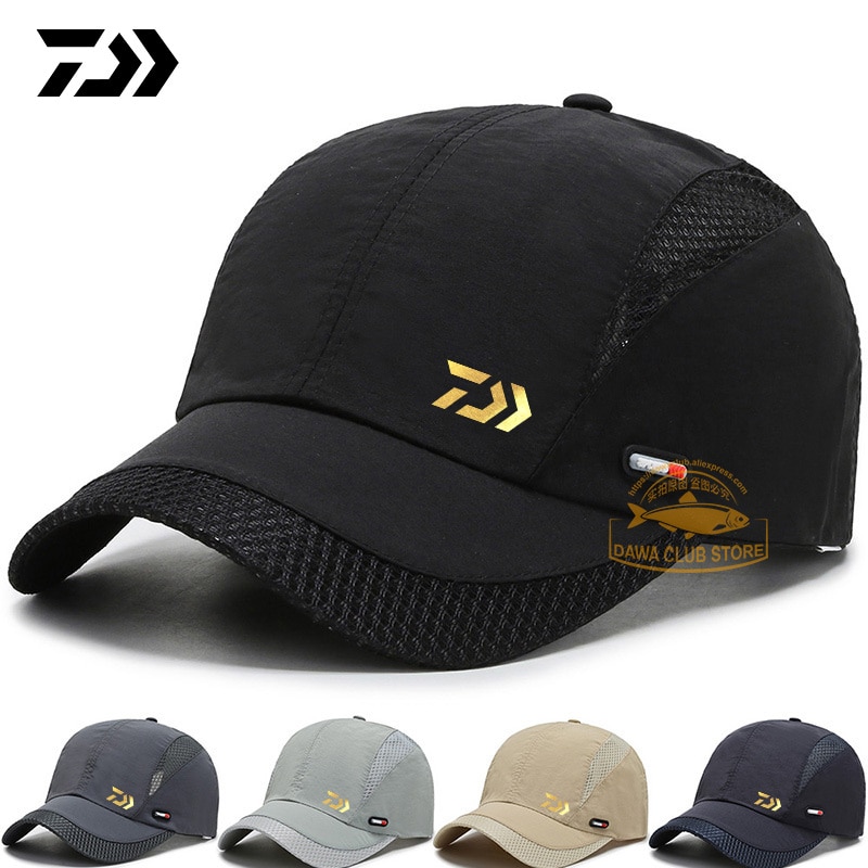 DAIWA Fishing Sun Hat Summer Outdoor Sports Quick-drying Mesh Baseball Cap Riding Leisure Windproof Sun Hat