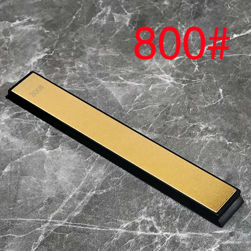 Cuchillo de titanio para afilar cuchillos de cocina, piedra de afilar, fácil de llevar: Grit 800
