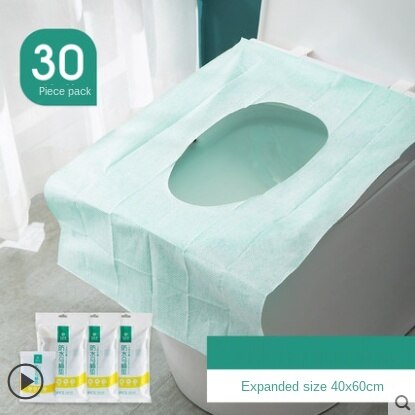 Disposable Toilet Mat Women&#39;s Travel Paste Toilet Portable Maternal Travel Toilet Toilet Seat Cover Cushion Paper: plum