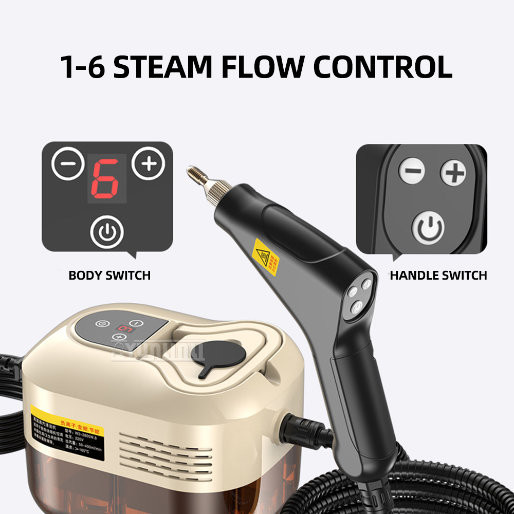 Handstoomreiniger hogedruk stoomreiniger voor auto draagbare afzuigkap reiniger
