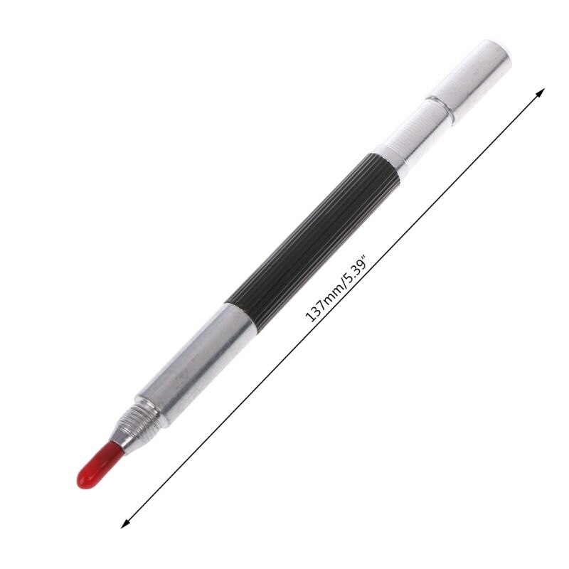Doppel Ende Scharf Wolfram Stahl Spitze Glasritzrades Clip Stift Keramik Glas Hülse Metall Bau Kennzeichnung Werkzeuge 137mm