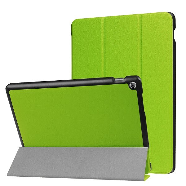Leren hoes voor asus zenpad 10 z301 mlf  z301ml z301 10.1 " tablet (release) met driehoekige standaard magnetische hoes: Groente