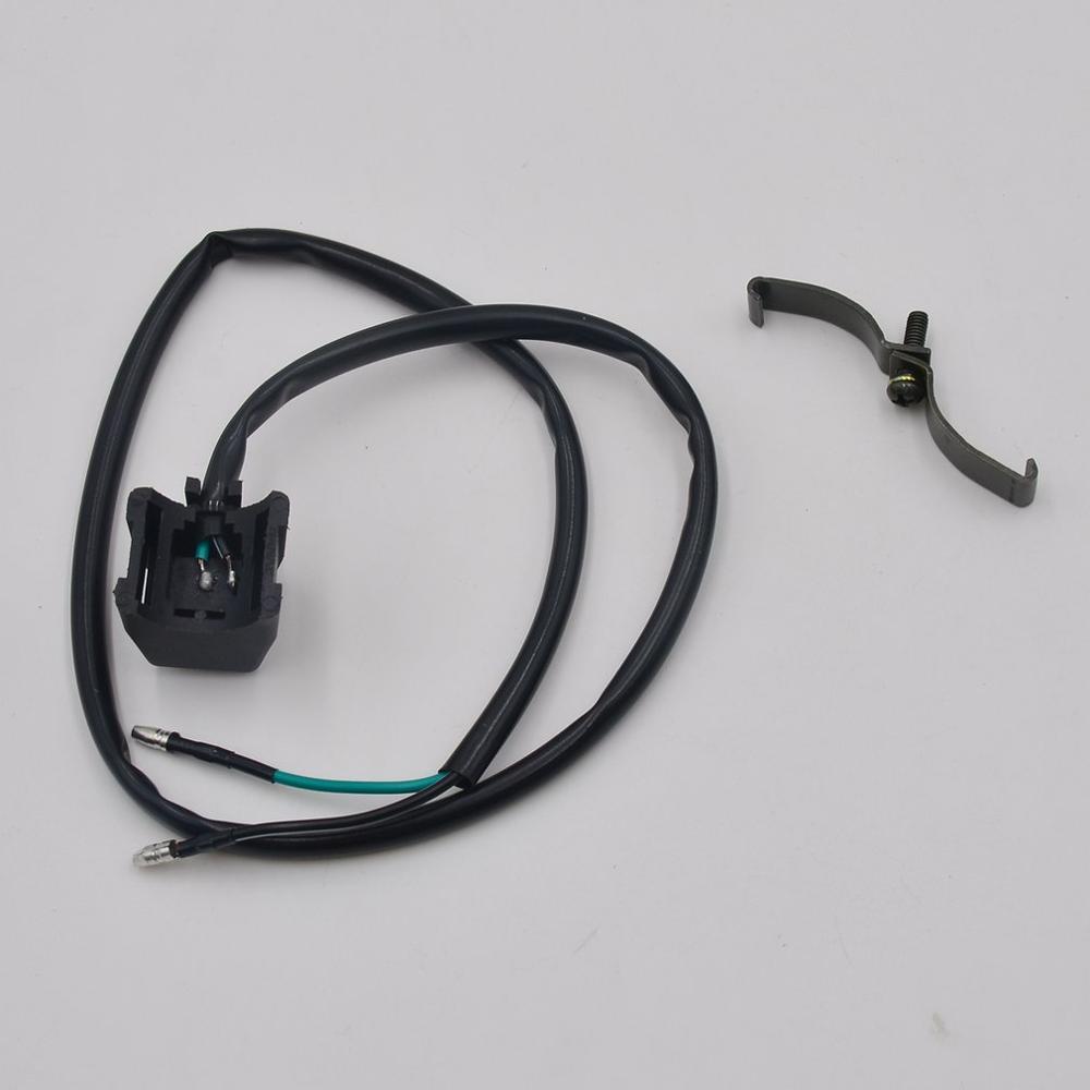 Universal Motorcycle Dirt Pit Quad Bike On Off Kill Stop Button Switch Electric Start Flameout Horn Switch With Wire
