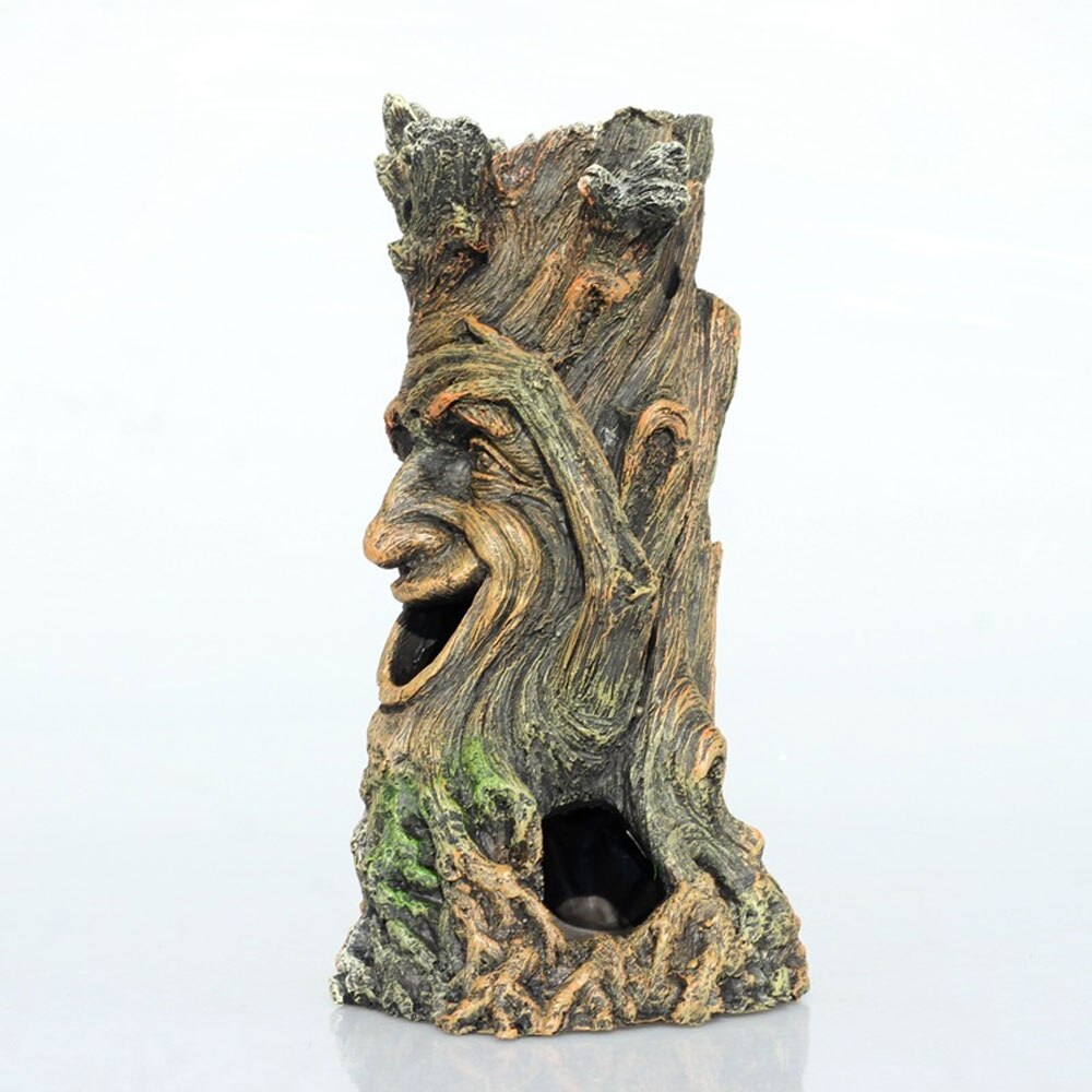 Resin Aquarium Wood Tree Man Decoration Ornaments Fish Shrimp Shelter Fish Tank Landscaping Aquascape Decor Aquarium Accessories