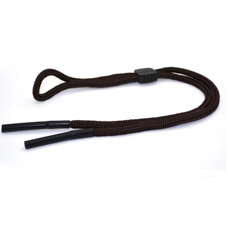 Lanière de lunettes de soleil, cordon de cou, support de lanière, ajustable, de noël, 60 Cm, 1 pièce: Marron