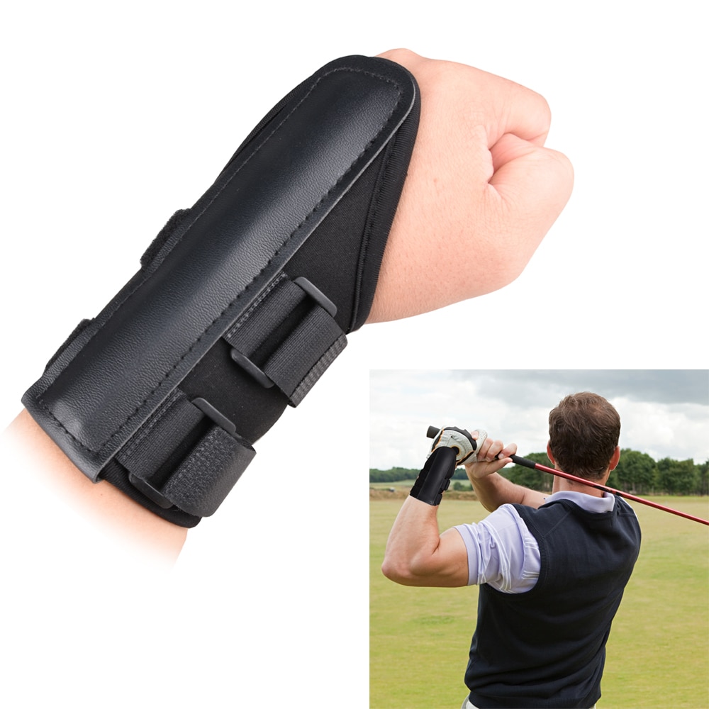 Muñequera de Golf, Ayuda de entrenamiento para Swing, banda correctora, herramienta de práctica