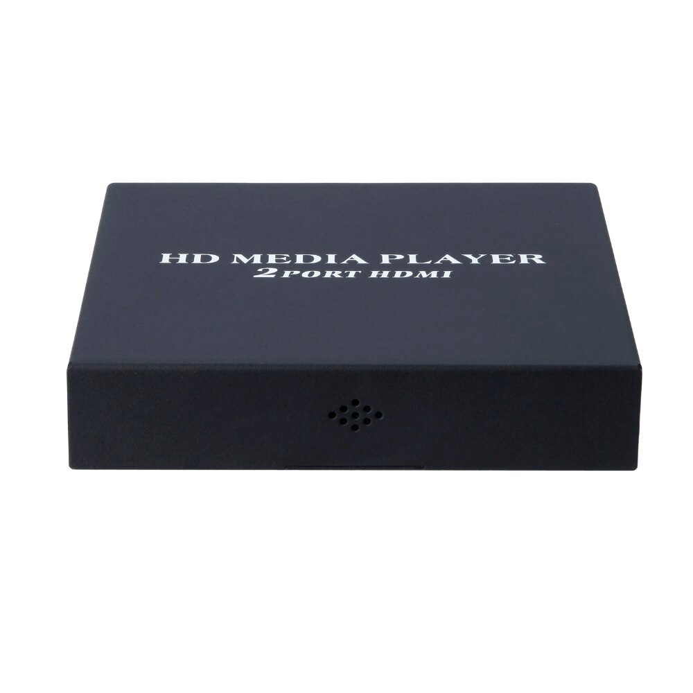 Nouveauté JEDX MP026 multimédia Mini HDMI 1080 P lecteur multimédia Full HD MKV RM SD USB SDHC MMC avec 2 Ports HDMI VGA AV lecture automatique
