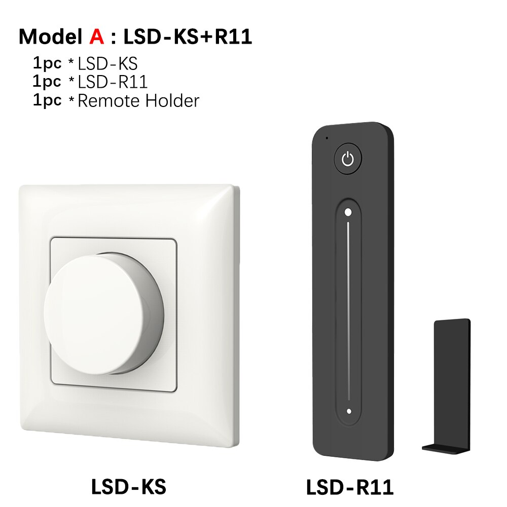 led Dimmer 220V KS LED Wall Mount Manual Knob Panel Triac Dimmer 110V-240V dimming for led Lamp Panel Dimmable Knob Switch: Model A