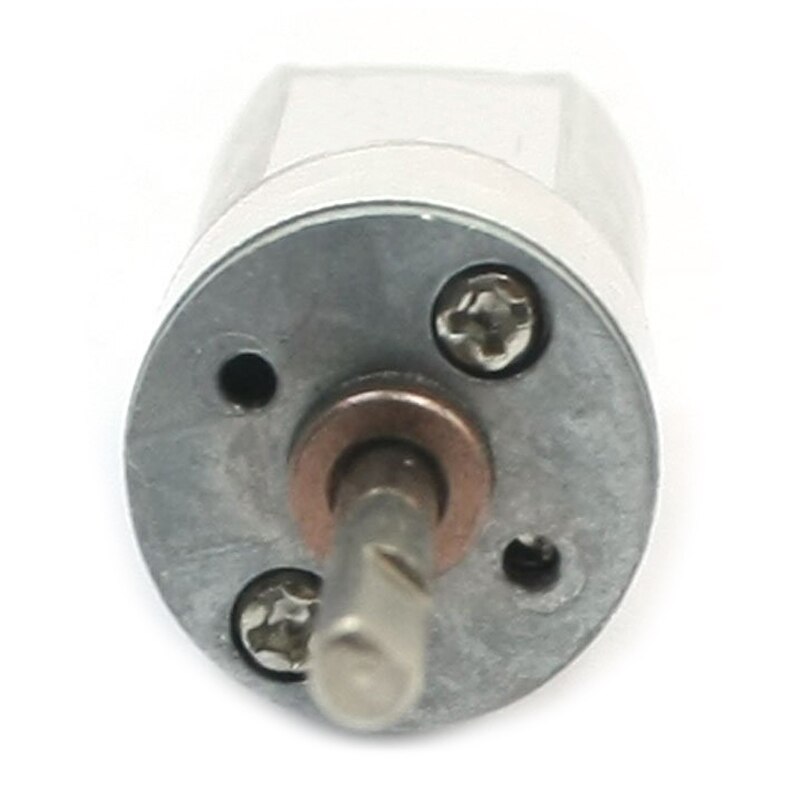 DC 9V 600rpm High Torque Rotary Speed Reduce Electric Geared Box Motor Gray+Silver