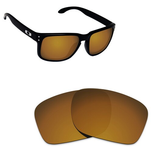 ToughAsNails Polarized Replacement Lenses for Oakley Holbrook Mix Frame - Varieties: Peach Gold
