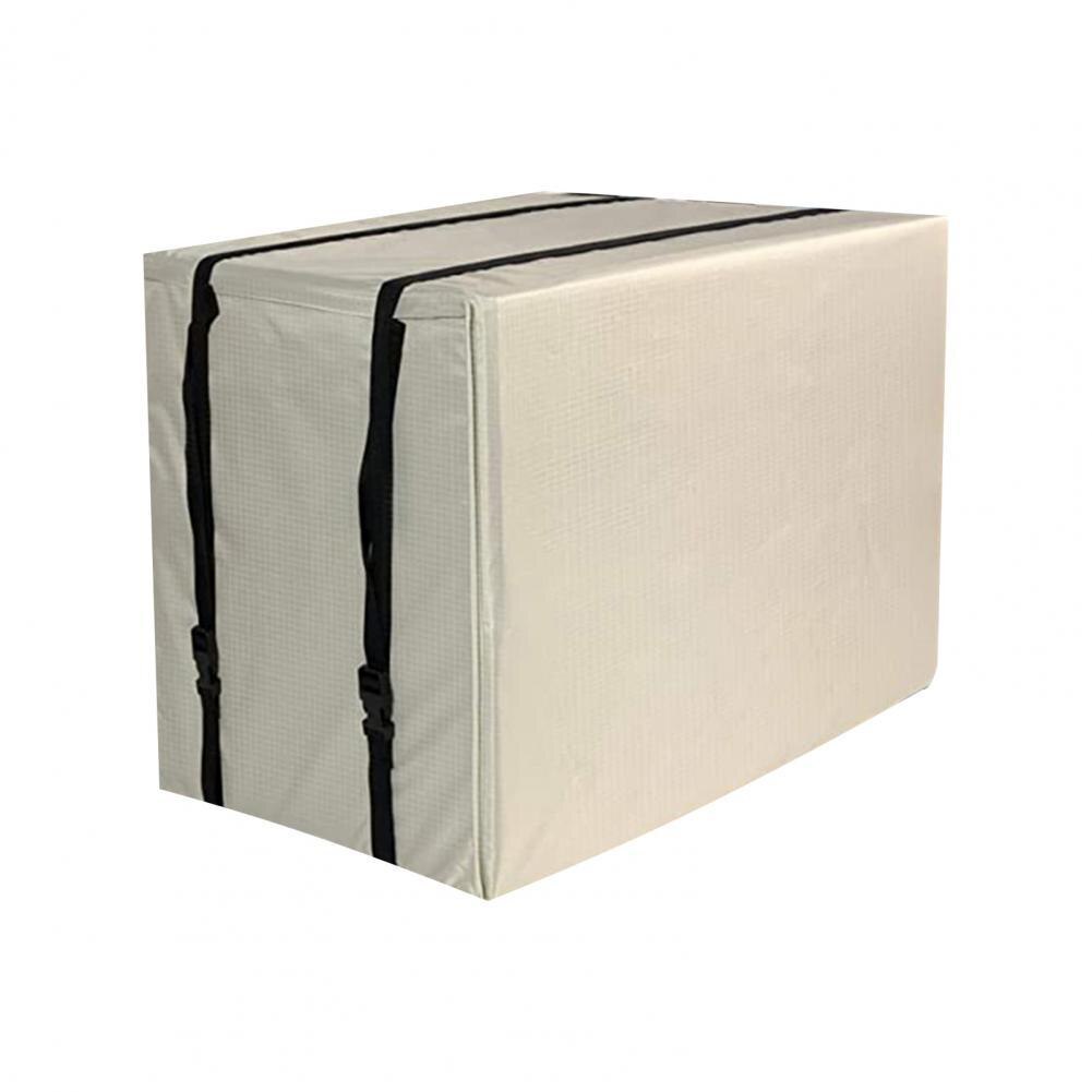 Air Conditioner Cover Full Coverage Protection Waterproof Oxford Cloth Window Air Conditioner Units Protector for Home: Beige XL