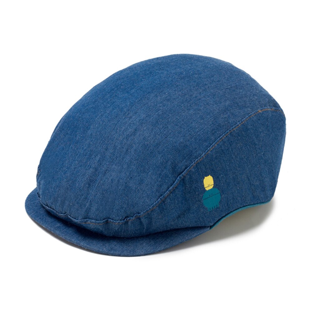 Bérets d&#39;automne en coton bleu, casquettes de -né, accessoires pour bébés, chapeau ajustable, robe pour enfants: M