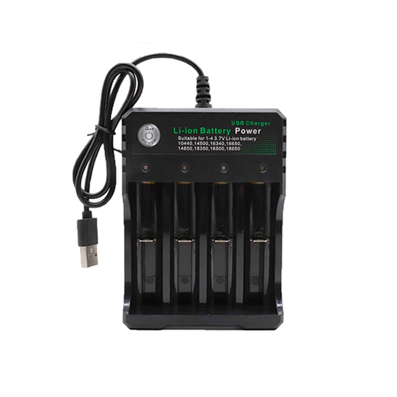 18650 batterij 3.7 V 12000 mAh oplaadbare li-ion batterij voor Led zaklamp batterij 18650 batterij + USB lader