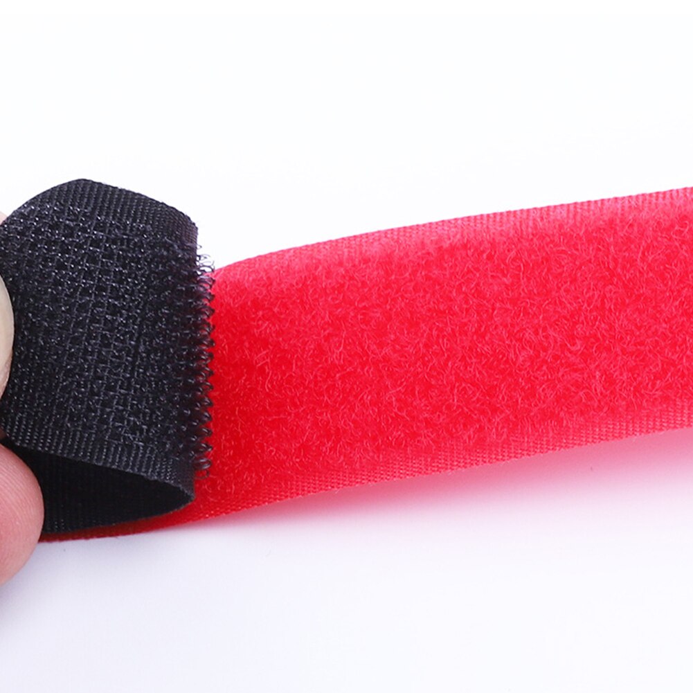 10 stück 2*50cm Mehrweg Befestigungs Fahrrad binden Nylon Haken &Ampere; Schleife dauerhaft Multil Zweck Selbst-Klebstoff Gurt Kabelbinder