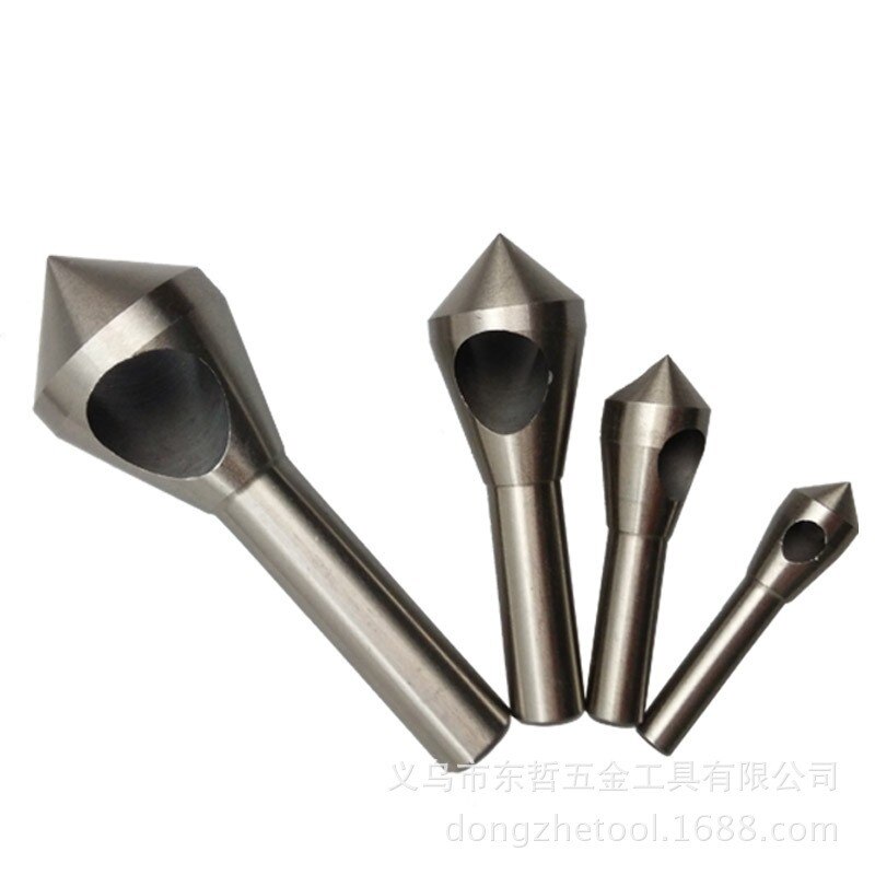 Inclined hole chamfer countersunk bit drill/inverted taper hole/screw countersunk hole/internal chip removal