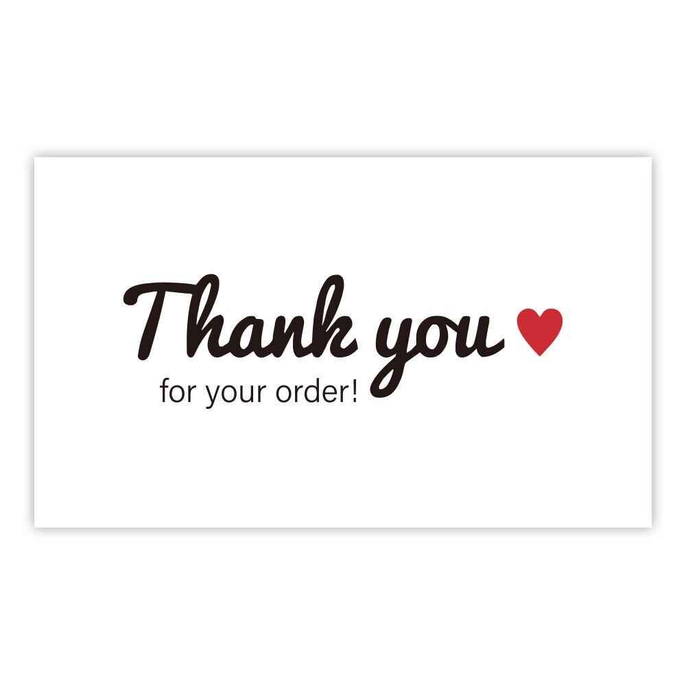 10-30pcs Thank You For Your Order Mini Card Pack Thank You For Supporting Small Business Card Multipack Small Business Note Card: QY954 / 10pcs