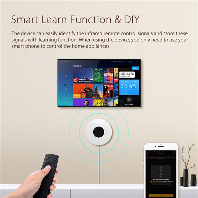 IR Controller Universal Infrared Smart Controller Home Office WiFi Voice Control Infrared Remote Control For Alexa Google Home