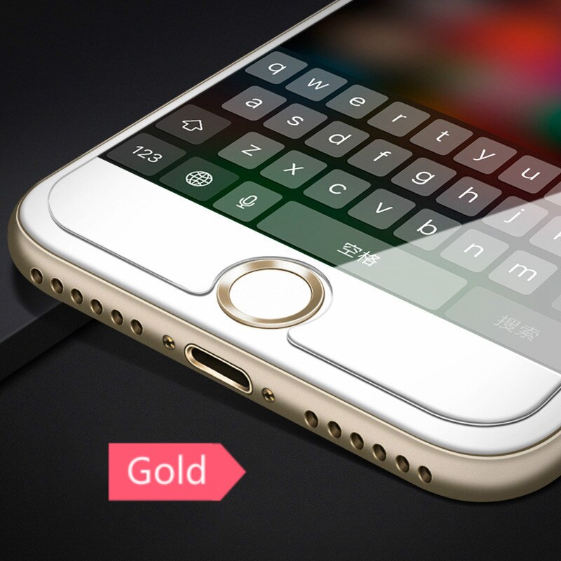 Ren farge universell telefon fingeravtrykk hjemmeknapp til iphone 7 6 6s Plus 5 5s se ipad anti-svette beskyttende knapp klistremerke: måke