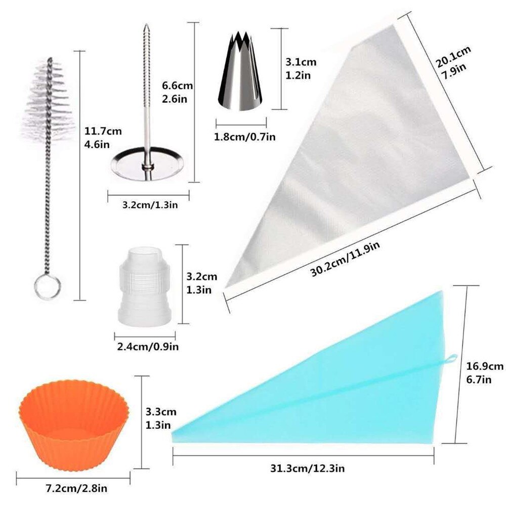 73 Pcs Plastic Taart Draaitafel Roterende Anti-Slip Taart Decoreren Draaitafel Taart Draaitafel Ronde Cake Stand Keuken Bakken