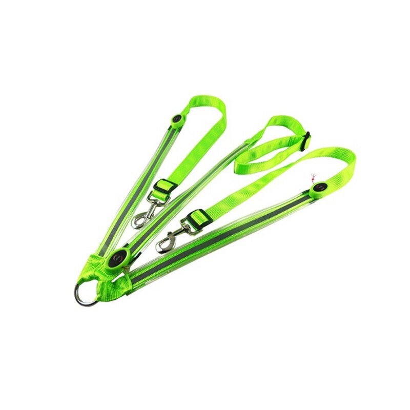 LED Équitation Ceinture En Nylon Imperméable Cheval Ceinture Thoracique Visible de Nuit Plastron Équitation Éclairage Équipement Équestre: green