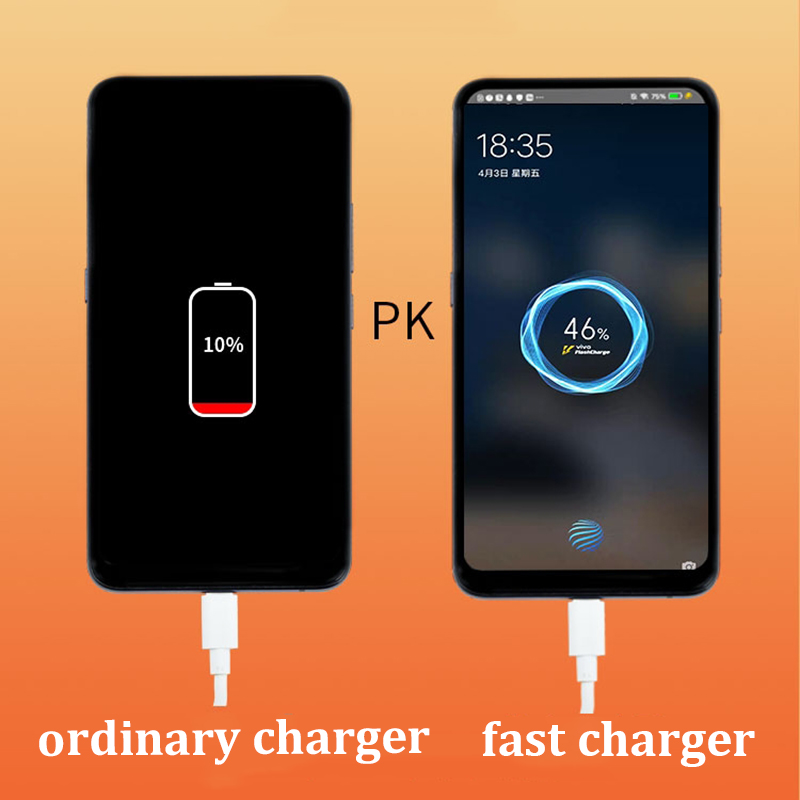 Vivo Original Fast Charger 33W EU Flash Charge For VIVO X70 X30 X60 X50 Pro iQOO Neo855 Z3 Z6 Y55S Y32 S10 Pro S12 +Type C Cable