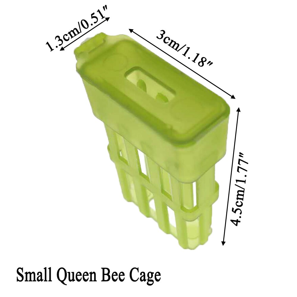 5PCS Queen Bee Cage Catcher Rearing Cages Box Cup Cell Plastic For Prisoner Introduction Bees Tools Beekeeping Supplies: Small