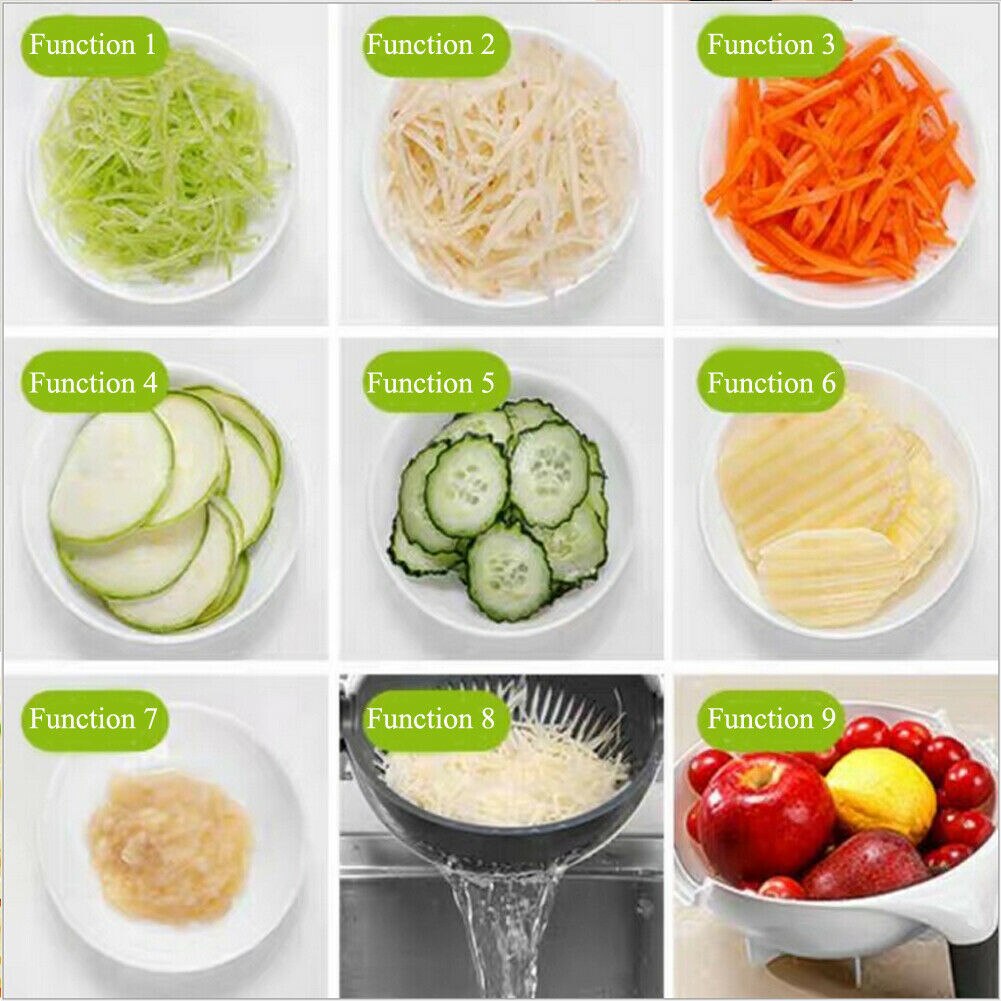 Multifunction Rotate The Vegetable Potato cutter Slicer Kitchen Tools Vegetable Tools