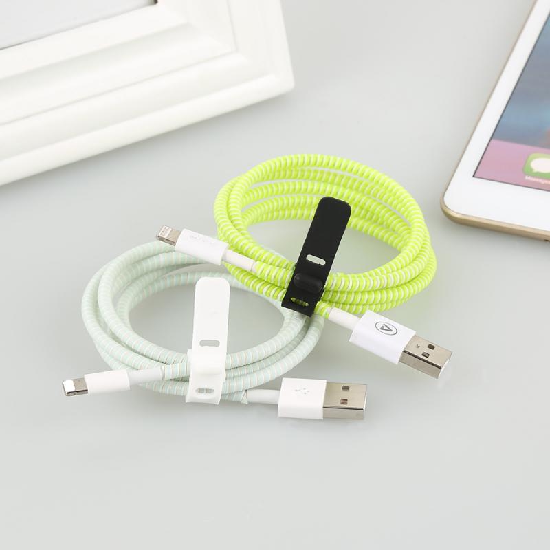 Suitable Cable Winder Charging Data Line Cable Protector Data Line Protection Spring Rope twine For All Cable TXTB1